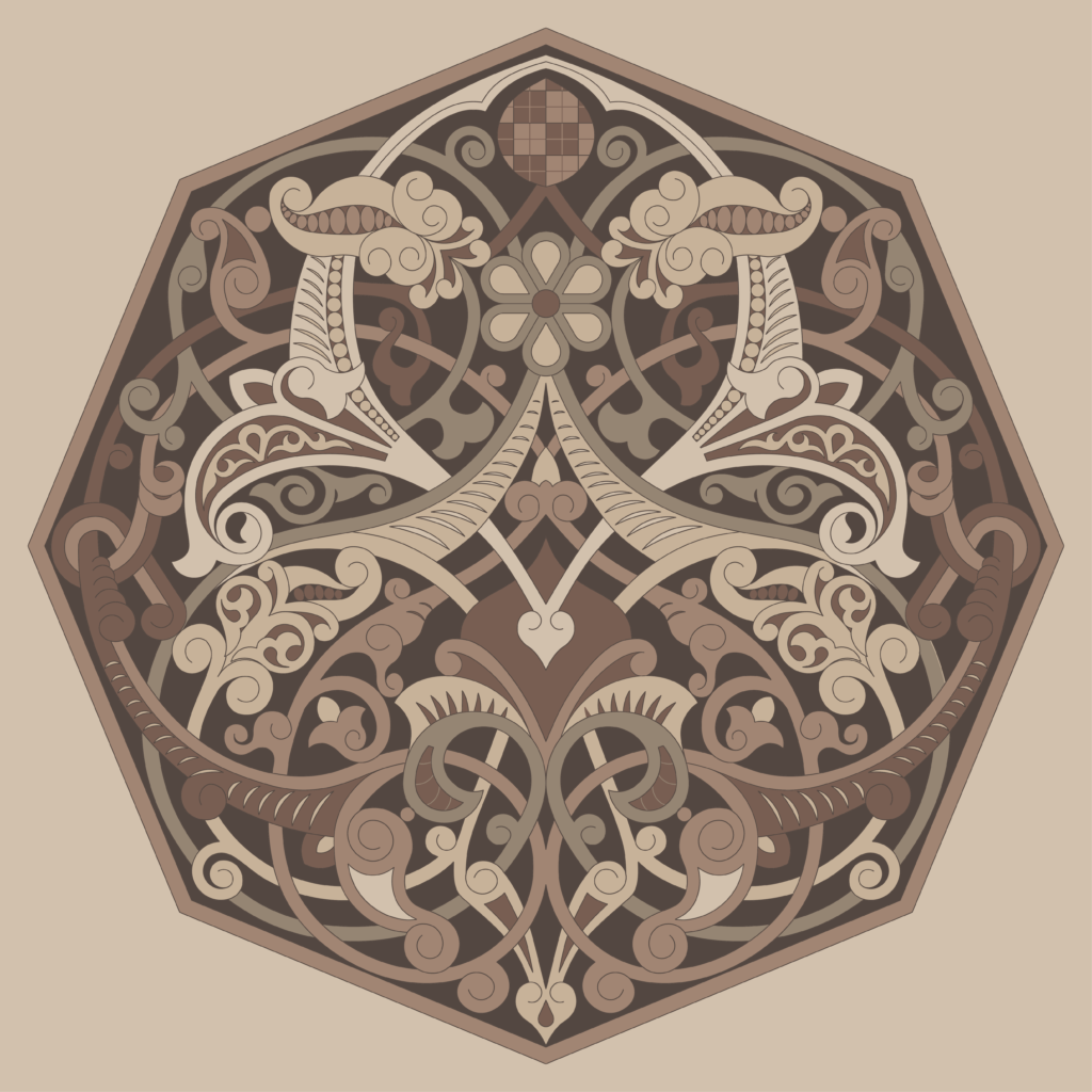 Ibn Tulun Floral Pattern Colored